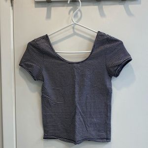 Black and white striped T-shirt